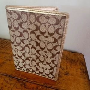 Coach passport cover